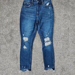 The Skinny High Rise Curve Love Distressed Jeans